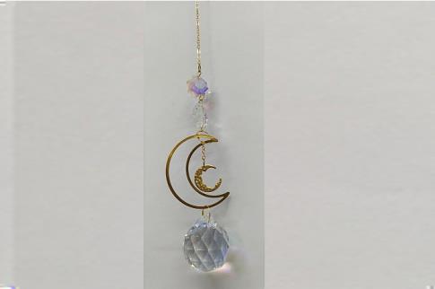 FENG SHUI COLGANTE CRISTAL | COLGANTE FENG SHUI CON LUNAS