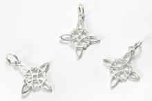 COLGANTE PLATA NUDO DE BRUJAS MINI 1CM COLGANTE PLATA NUDO DE BRUJAS MINI 1CM