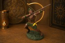 FIGURA ORISHA OCHOSI (LIBERACION) 25 X 14 CM. FIGURA ORISHA OCHOSI (LIBERACION) 25 X 14 CM.