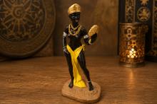 FIGURA ORISHA OSHUN (AMOR Y PROSPERIDAD) 23 X 11 CM. FIGURA ORISHA OSHUN (AMOR Y PROSPERIDAD) 23 X 11 CM.