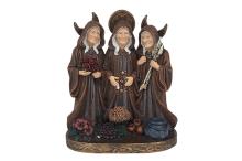 FIGURA RESINA BRUJAS TRIPLE LUNA: EMPODERA TU ALTAR Y CONECTA CON LA MAGIA WICCA 19X22,5X11,5CM FIGURA RESINA BRUJAS TRIPLE LUNA: EMPODERA TU ALTAR Y CONECTA CON LA MAGIA WICCA 19X22,5X11,5CM