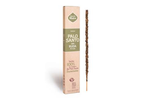 INCIENSOS SAGRADA MADRE | INCIENSO DE PALO SANTO CON RUDA (8 varillas)