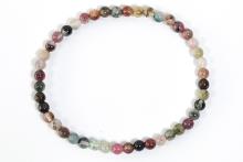 PULSERA ELASTICA FACETEADA BOLA 4 MM TURMALINA SANDIA PULSERA ELASTICA FACETEADA BOLA 4 MM TURMALINA SANDIA