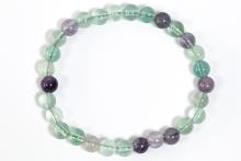 PULSERA ELASTICA FLUORITA BOLA 6MM PULSERA ELASTICA FLUORITA BOLA 6MM
